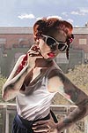 Rockabilly - Velvet Skirt